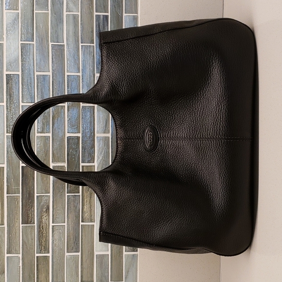 Tod's Handbags - TOD's Hand and Shoulder Black Leather Bag  Womens